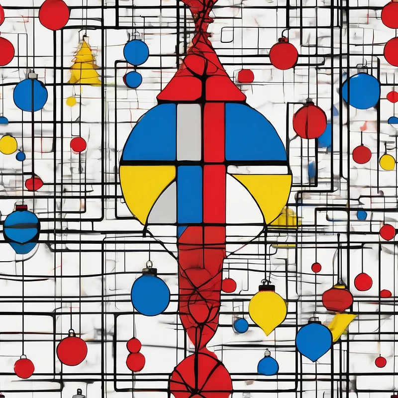 Neo-plasticism Stable Diffusion prompt example
