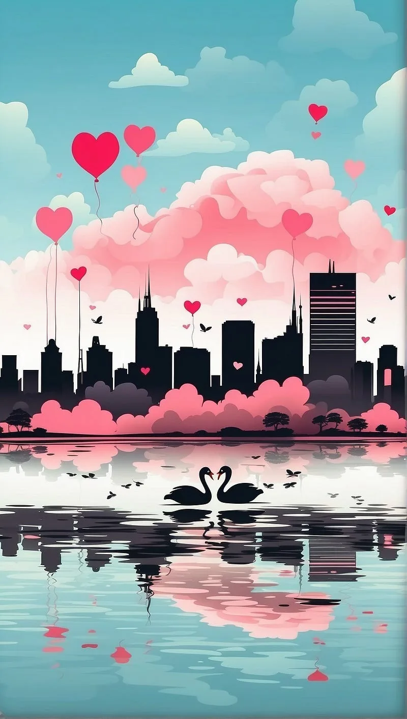 Lovebirds Skyline